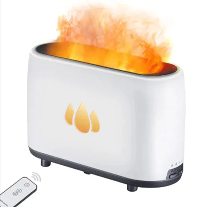 Simulated Flame Aromatherapy Humidifier