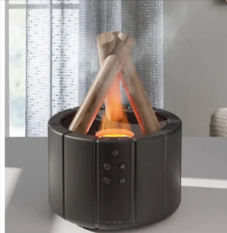 Simulated Flame Aromatherapy Humidifier