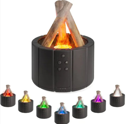 Simulated Flame Aromatherapy Humidifier